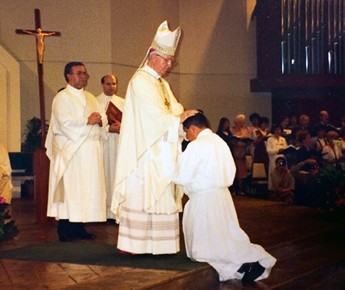 FIRST HISPANIC DEACONS ORDAINED